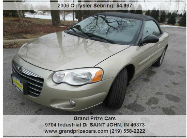 2006 Chrysler Sebring for sale at Grand Prize Cars in Cedar Lake IN