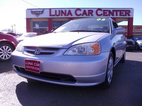 2002 Honda Civic for sale at LUNA CAR CENTER in San Antonio TX