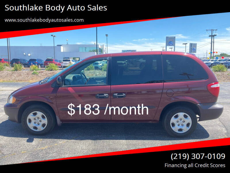 2002 dodge caravan se 4dr mini van in merrillville in southlake body auto sales southlake body auto sales