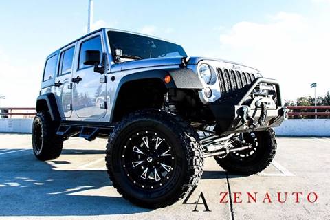 2015 Jeep Wrangler Unlimited for sale at Zen Auto Sales in Sacramento CA