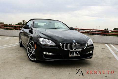 2012 BMW 6 Series for sale at Zen Auto Sales in Sacramento CA