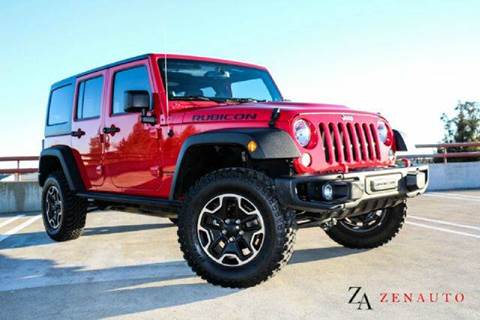 2014 Jeep Wrangler Unlimited for sale at Zen Auto Sales in Sacramento CA