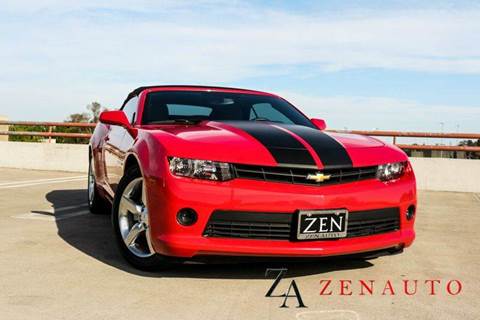 2014 Chevrolet Camaro for sale at Zen Auto Sales in Sacramento CA