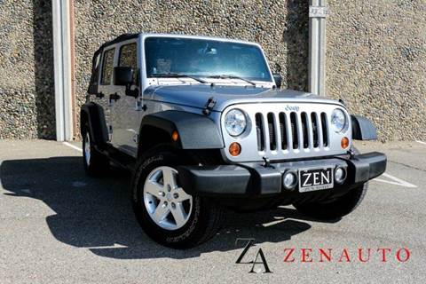 2013 Jeep Wrangler Unlimited for sale at Zen Auto Sales in Sacramento CA