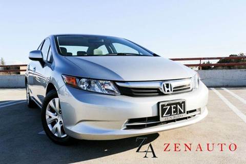 2012 Honda Civic for sale at Zen Auto Sales in Sacramento CA