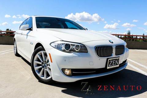 2012 BMW 5 Series for sale at Zen Auto Sales in Sacramento CA
