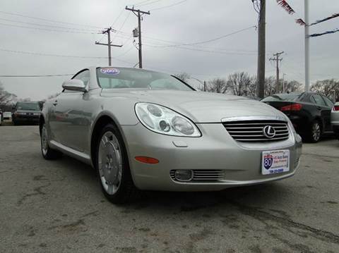 2003 Lexus SC 430 for sale at I-80 Auto Sales in Hazel Crest IL