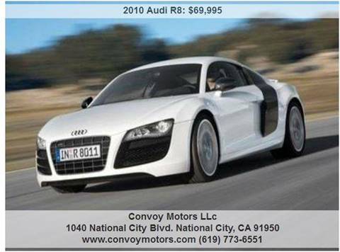 2010 Audi R8 for sale at Convoy Motors LLC in National City CA