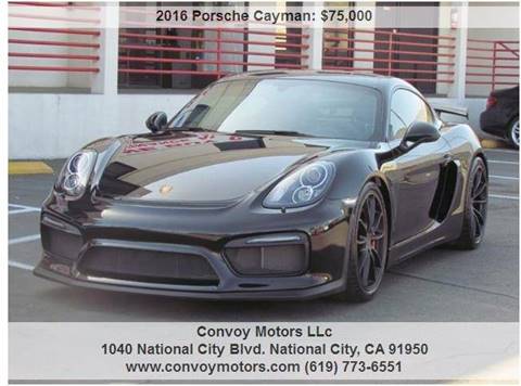 2016 Porsche Cayman for sale at Convoy Motors LLC in National City CA