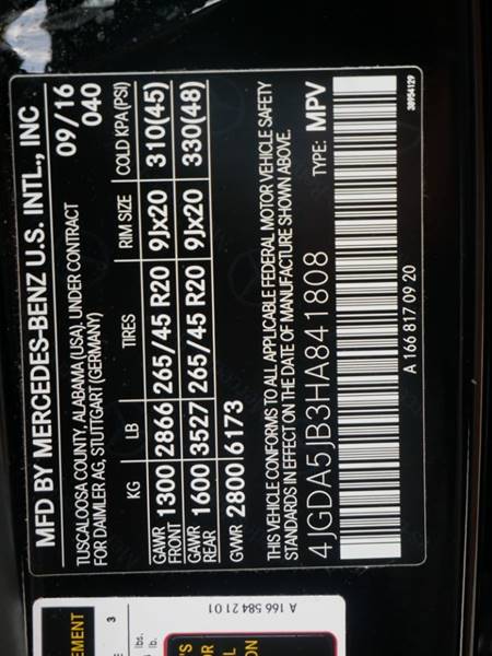 2017 Mercedes-Benz GLE GLE 350