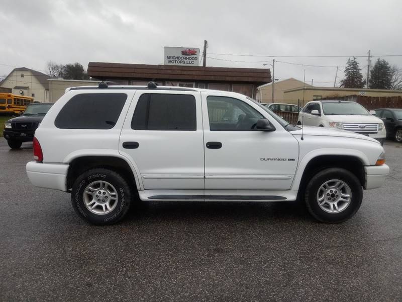 2001 Dodge Durango Slt 4wd 4dr Suv In York Pa