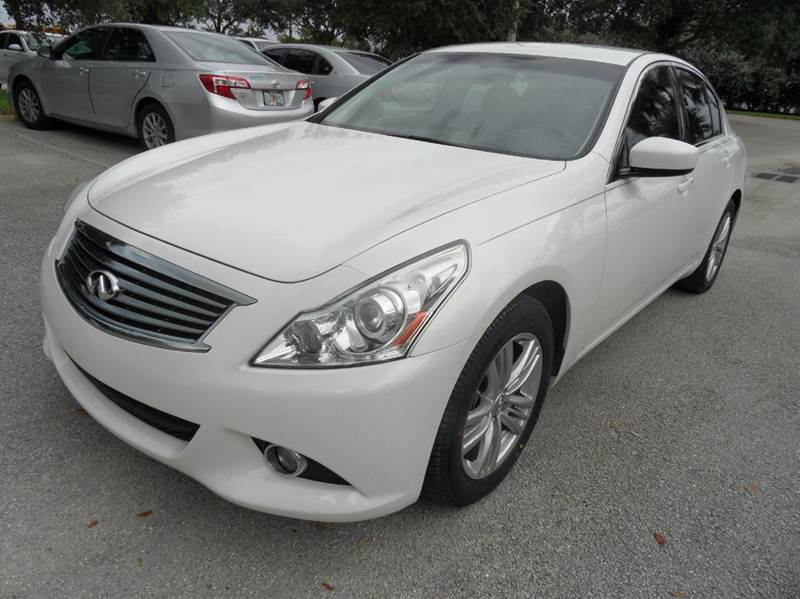 2012 Infiniti G25 Sedan for sale at Best Choice Auto Center in Hollywood FL
