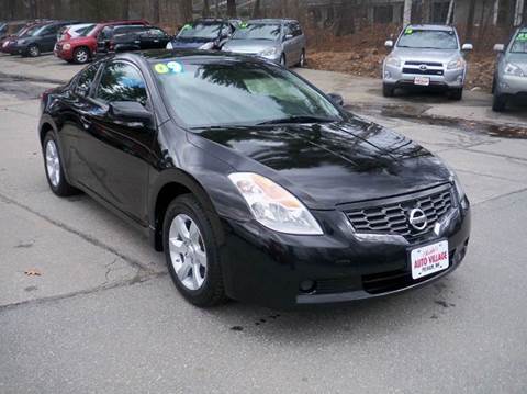 2009 Nissan Altima for sale at Charlies Auto Village in Pelham NH