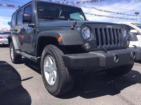 2016 Jeep Wrangler Unlimited for sale at ALBUQUERQUE AUTO OUTLET in Albuquerque NM