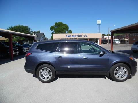 2013 Chevrolet Traverse for sale at Faw Motor Co in Cambridge NE
