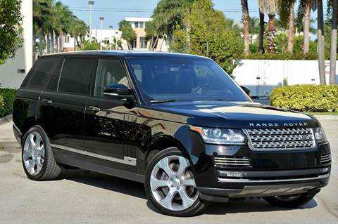 2015 Land Rover Range Rover for sale at SL MOTORS in Royal Palm Beach FL