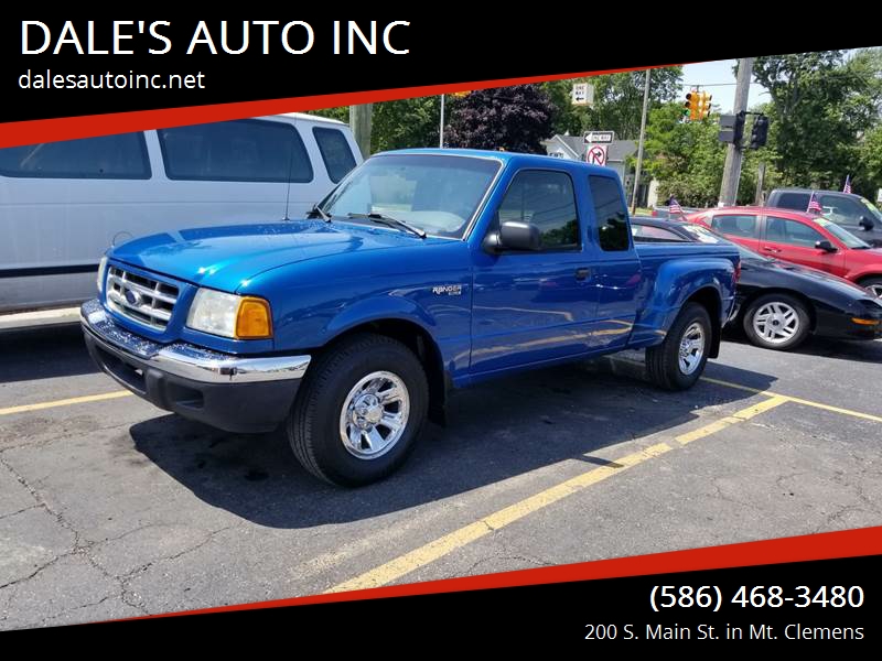 2002 Ford Ranger for sale at DALE'S AUTO INC in Mount Clemens MI