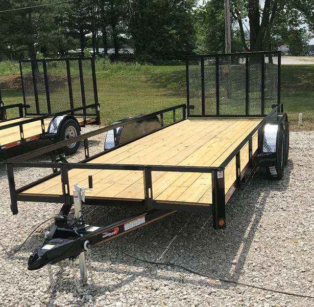 2018 Heartland 76"x18' tandem utility for sale at Gaither Powersports & Trailer Sales in Linton IN