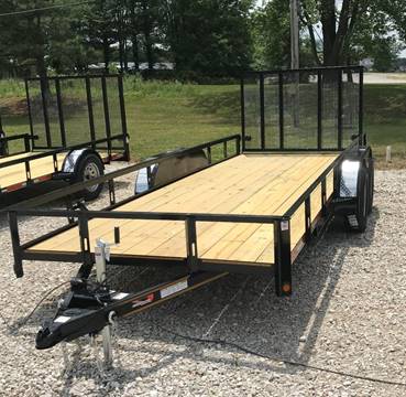 2018 Heartland 76"x18' tandem utility for sale at Gaither Powersports & Trailer Sales in Linton IN
