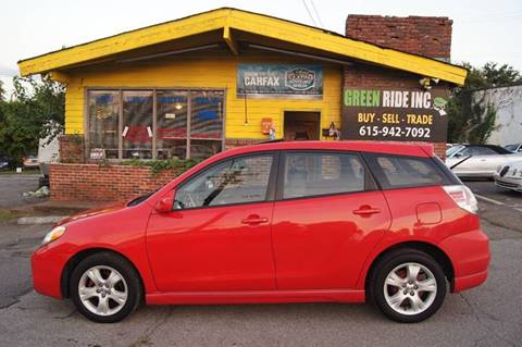 2006 Toyota Matrix for sale at Green Ride Inc in Nashville TN