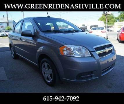 2011 Chevrolet Aveo for sale at Green Ride Inc in Nashville TN