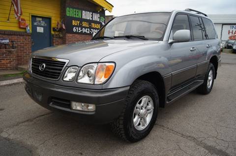 2001 Lexus LX 470 for sale at Green Ride Inc in Nashville TN