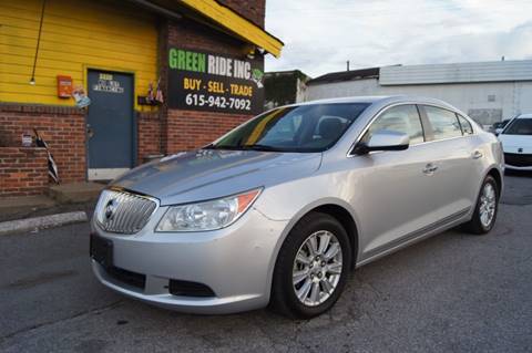2010 Buick LaCrosse for sale at Green Ride Inc in Nashville TN