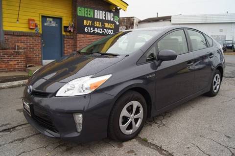 2013 Toyota Prius for sale at Green Ride Inc in Nashville TN