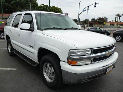 2002 Chevrolet Tahoe for sale at La Mesa Auto Sales in Huntington Park CA