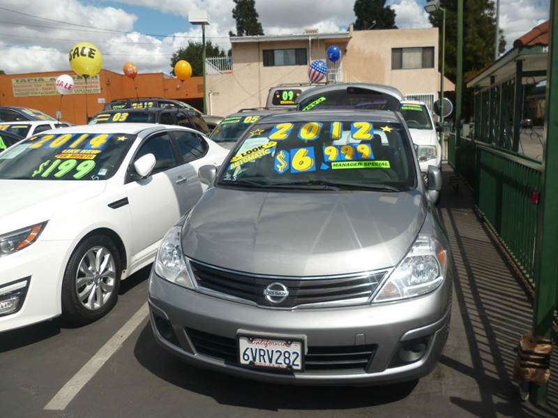 2012 Nissan Versa for sale at La Mesa Auto Sales in Huntington Park CA
