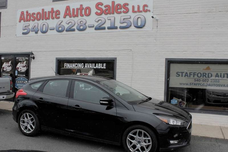 2015 Ford Focus for sale at Absolute Auto Sales in Fredericksburg VA