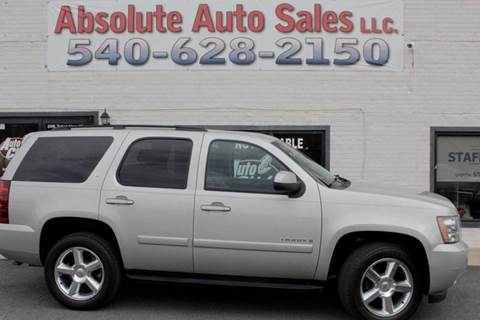 2007 Chevrolet Tahoe for sale at Absolute Auto Sales in Fredericksburg VA