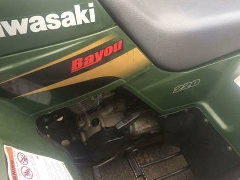 2001 Kawasaki Bayou 220 4x2
