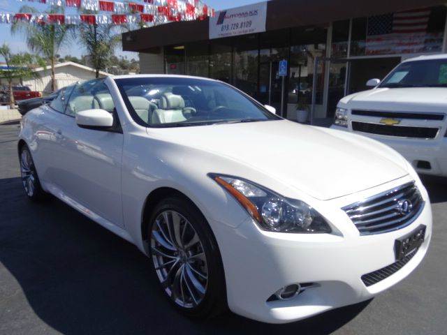 2012 Infiniti G37 Convertible for sale at Automaxx Of San Diego in Spring Valley CA