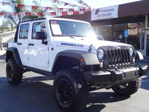2016 Jeep Wrangler Unlimited for sale at Automaxx Of San Diego in Spring Valley CA