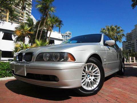 2002 BMW 5 Series for sale at Supreme Motors in Boca Raton FL