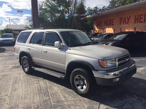 2000 Toyota 4Runner for sale at DREAM CARS in Stuart FL