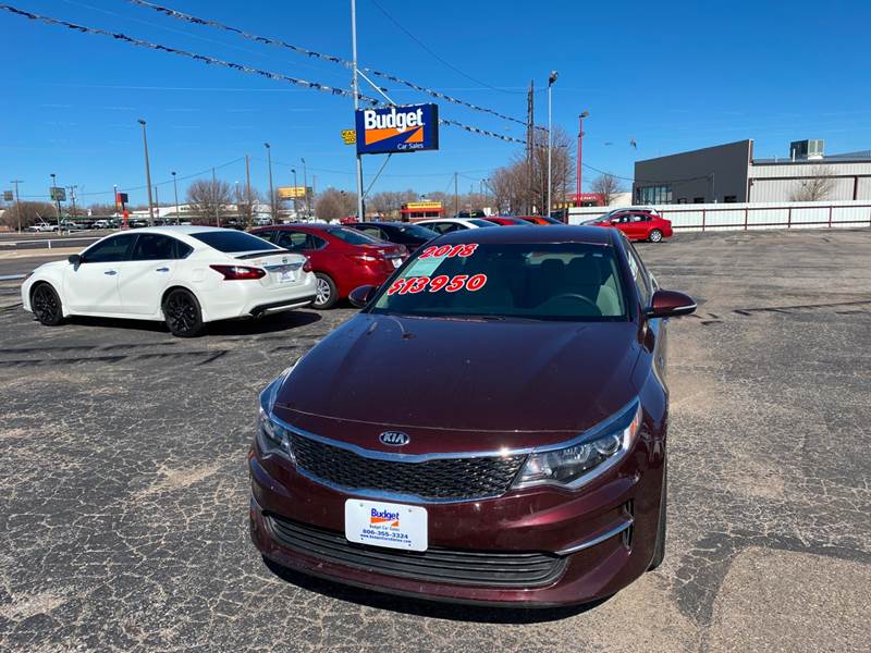 2018 Kia Optima LX 4dr Sedan In Amarillo TX BUDGET CAR SALES