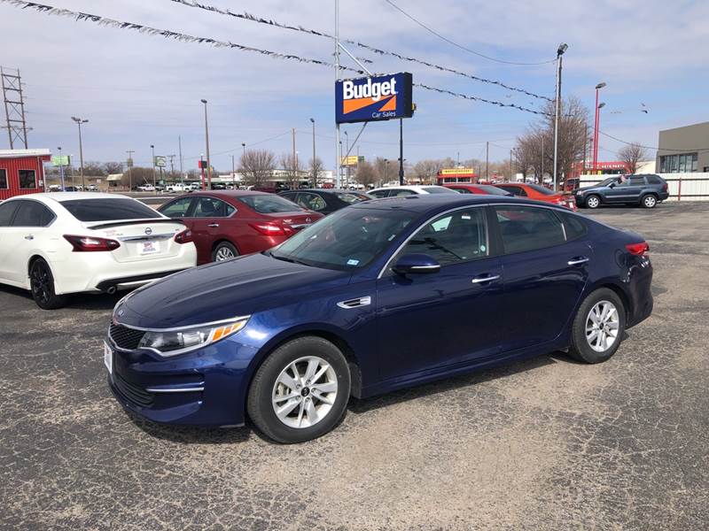 2018 Kia Optima LX 4dr Sedan In Amarillo TX BUDGET CAR SALES