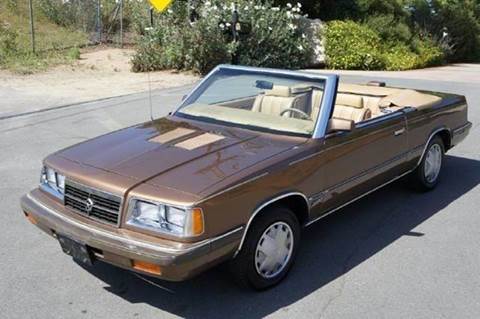 1986 Dodge 600 for sale at 1 Owner Car Guy in Stevensville MT