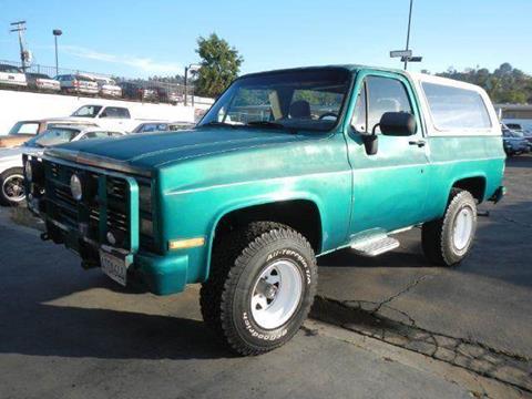 1986 Chevrolet Blazer for sale at 1 Owner Car Guy ~ Montana Muscle and Classics in Stevensville MT