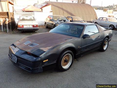 1989 Pontiac Firebird for sale at 1 Owner Car Guy in Stevensville MT