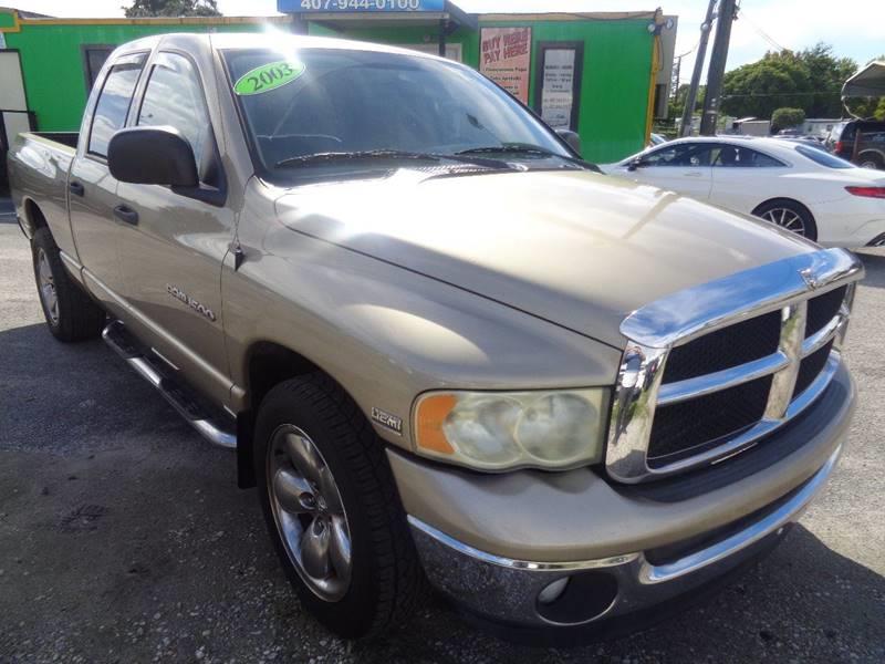 2003 Dodge Ram Pickup 1500 for sale at Marvin Motors in Kissimmee FL