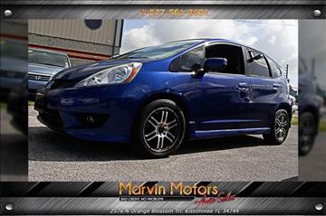 2010 Honda Fit for sale at Marvin Motors in Kissimmee FL