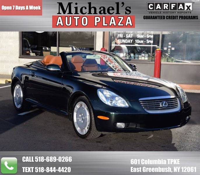 2002 Lexus SC 430 for sale at Michaels Auto Plaza in East Greenbush NY