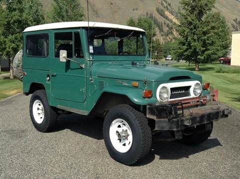 1972 Toyota Land Cruiser for sale at Sun Valley Auto Sales in Hailey ID