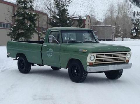 1968 Ford F-250 for sale at Sun Valley Auto Sales in Hailey ID