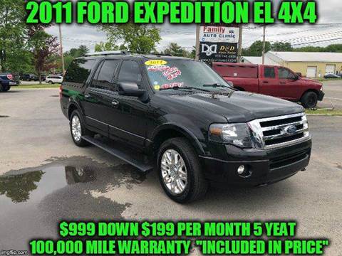 2011 Ford Expedition EL for sale at D&D Auto Sales, LLC in Rowley MA