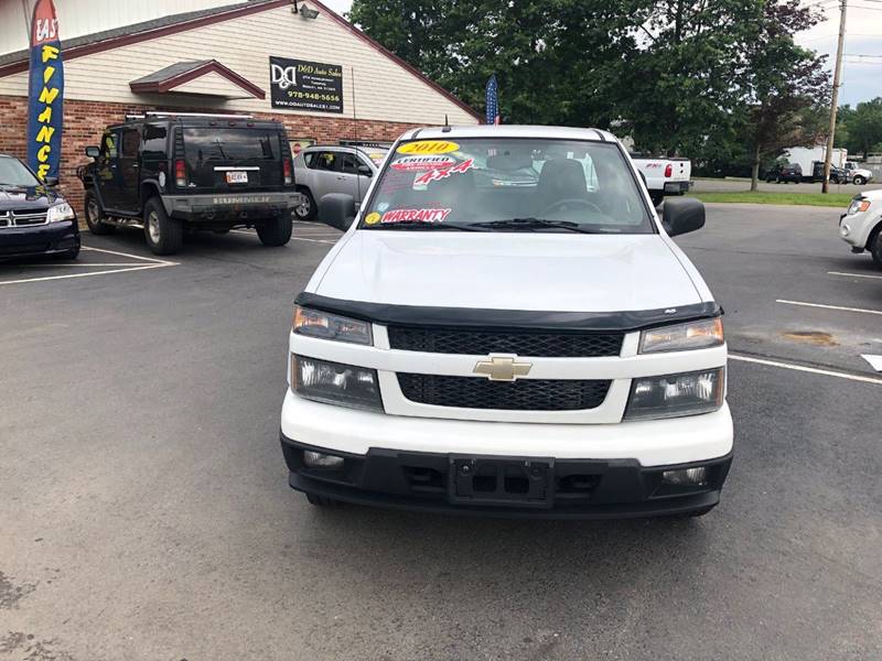 2010 Chevrolet Colorado 4x4 Work Truck 2dr Regular Cab In Rowley MA D