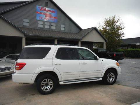 2004 Toyota Sequoia for sale at Talisman Motor Company in Houston TX
